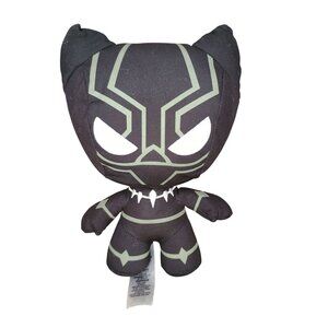 Black Panther Plush Toy Marvel Disney Collectible 8 Inch Soft Stuffed For Fans &